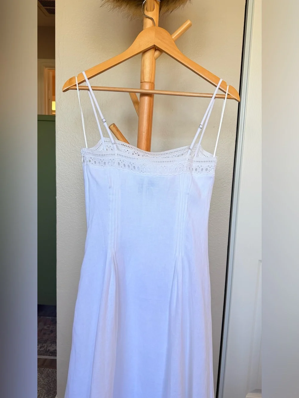 Reformation Pomona Linen Dress in white, brand new without tags, never worn. - Picture 13 of 15